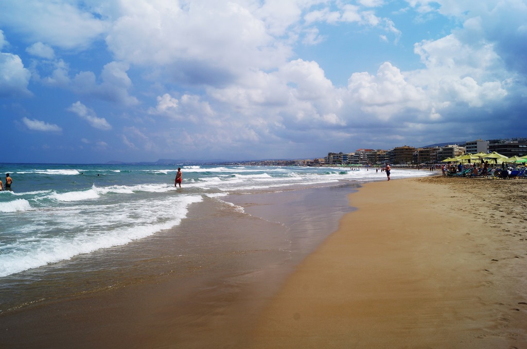 Plaża, Retimno - wczasy Kreta